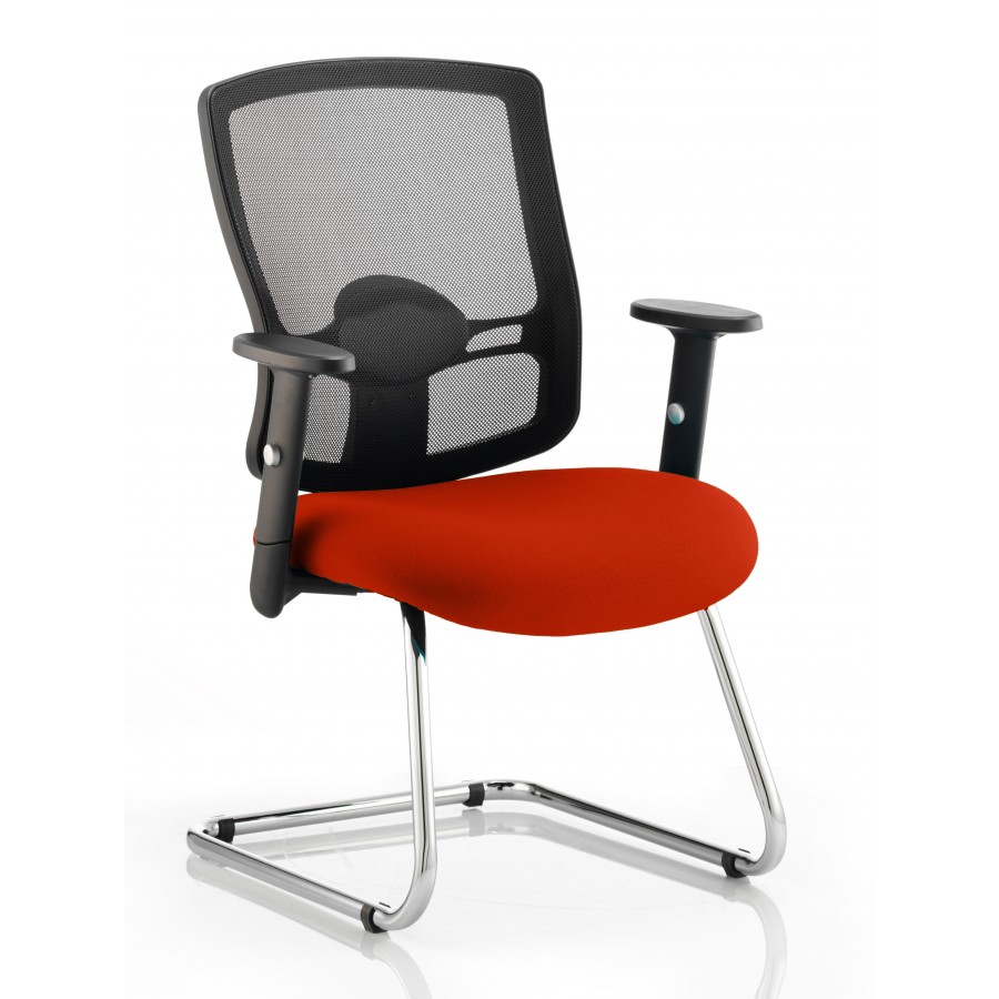 Portland Mesh Bespoke Cantilever Boardroom Chair